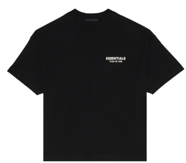 E - Black T Shirt
