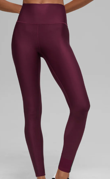 A - 7/8 High-Waist Airlift Legging Burgundy