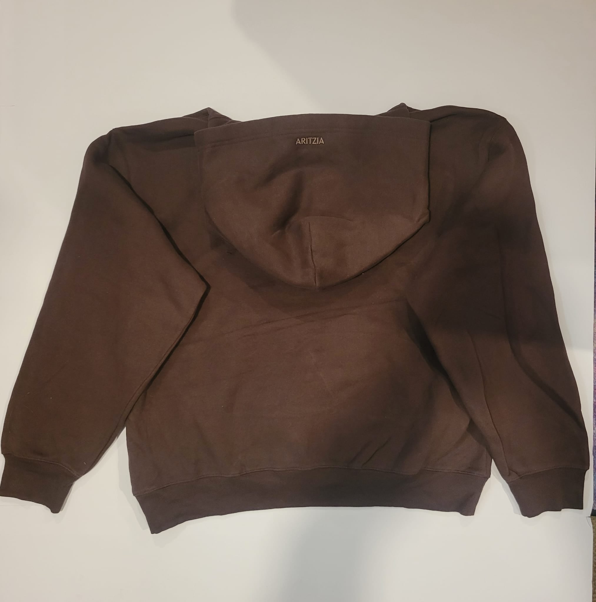 Aritzia Cozy Sweatfleece Perfect Fit Hoodie Rich Mocha Loungewear