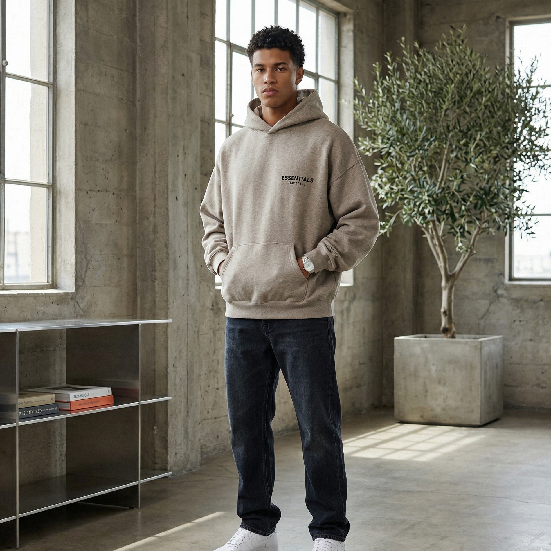 E- Heather Hoodie