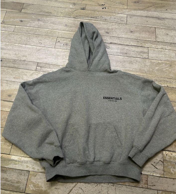 E - Dark Oatmeal Hoodie