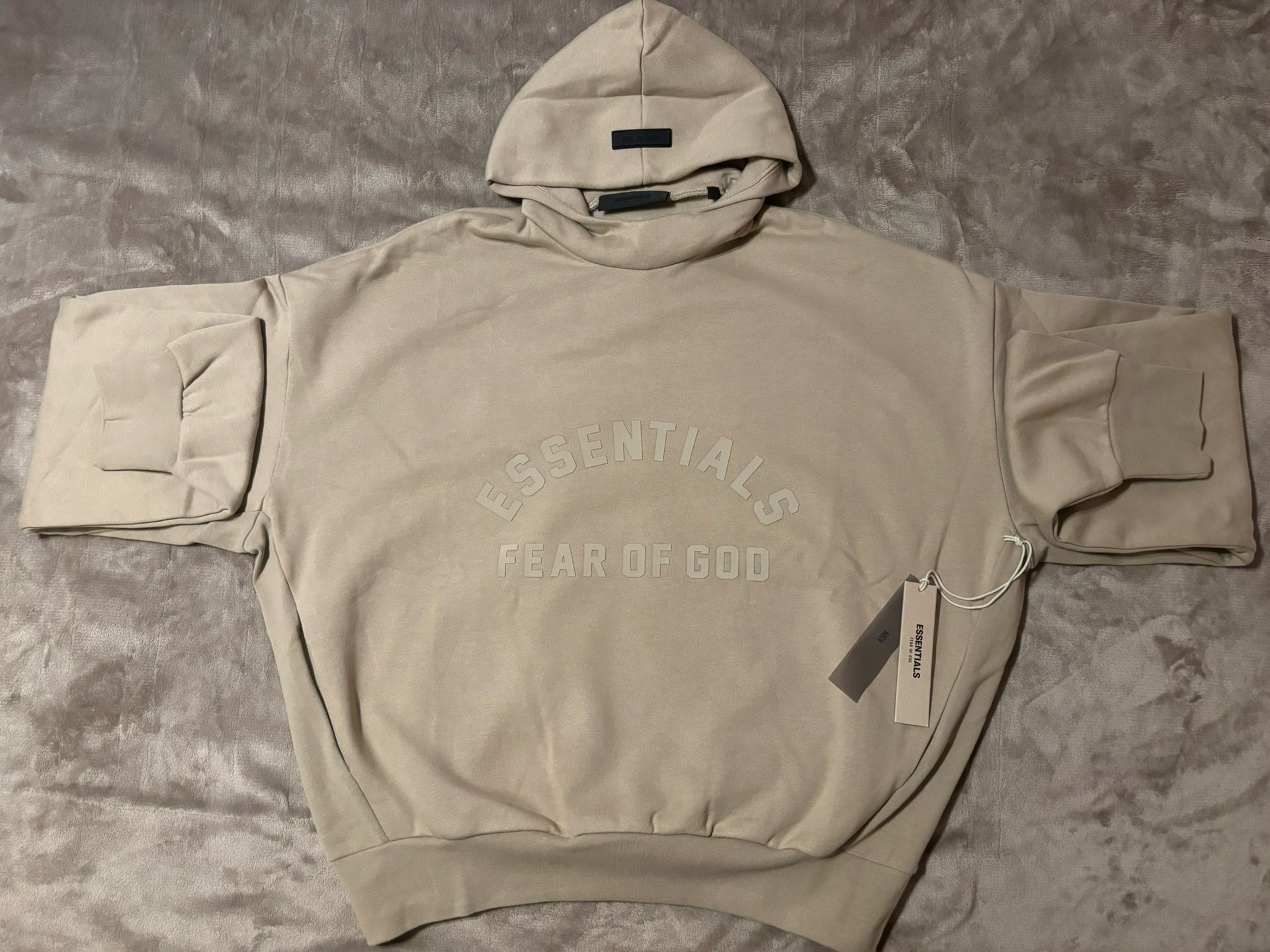 E - Dusty Beige Hoodie