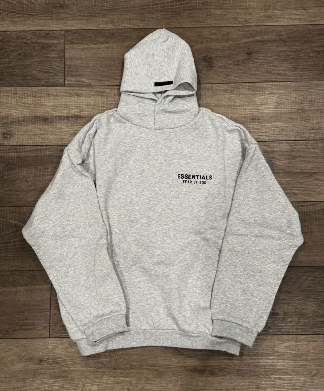 E - Light Oatmeal Hoodie