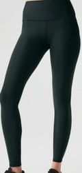 A - 7/8 High-Waist Airlift Legging Charcoal Green