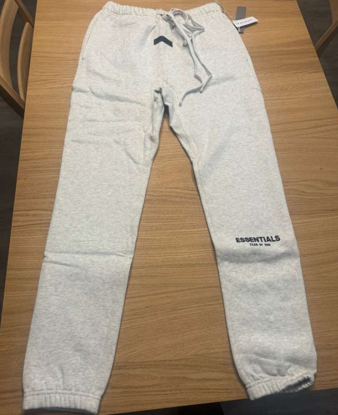 E - Light Oatmeal Sweatpants