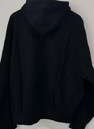 E - Jet Black Hoodie