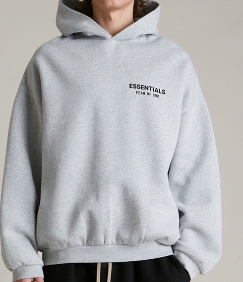 E - Light Heather Hoodie