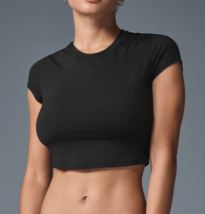 A - 5" Alosoft Crop Finesse SS Black