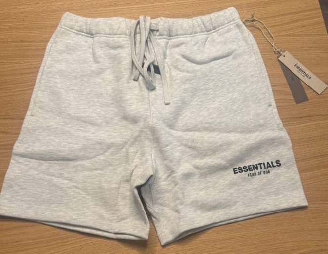 E - Light Oatmeal Shorts