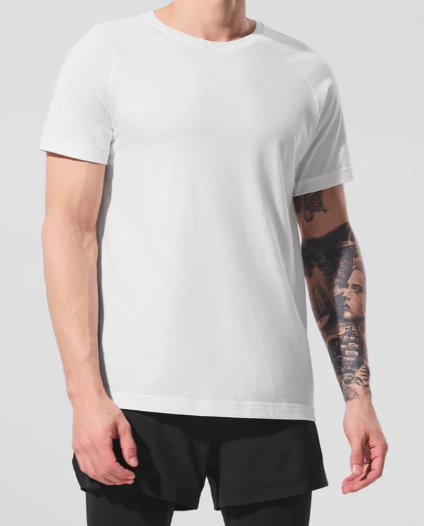 A - Triumph Raglan Tee White